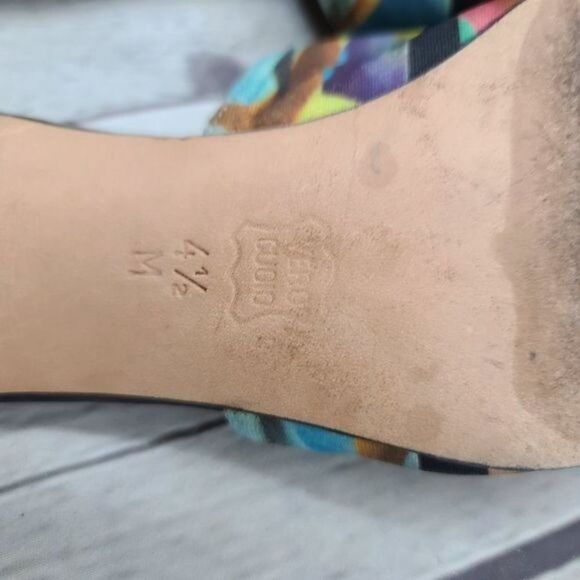 Vintage 80s 90s Vaneli Lip Pop Art Heels - Picture 5 of 15